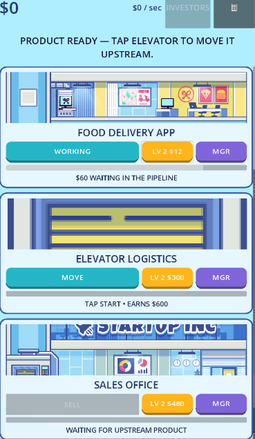 Idle Startup Tycoon screenshot 2