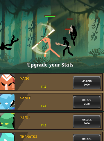 Zepic Stickman Rpg War 1 screenshot 2